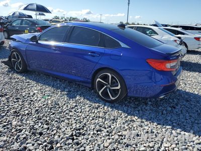 Drugie zdjęcie samochodu z przodu: 2021 HONDA ACCORD SPORT VIN:1HGCV1F39MA049740 - miniatura
