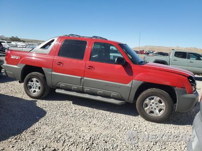 Czwarte zdjęcie samochodu z boku: 2002 CHEVROLET AVALANCHE K1500 VIN:3GNEK13T32G352894 - miniatura