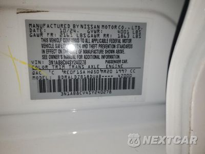 Zdjęcie 12 z 12 samochodu: 2025 NISSAN SENTRA SV VIN:3N1AB8CV4SY240278 - miniatura