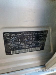 Zdjęcie 12 z 12 samochodu: 2008 HYUNDAI SONATA SE VIN:5NPEU46C58H304989 - miniatura