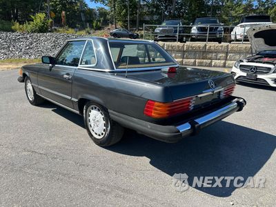 Drugie zdjęcie samochodu z przodu: 1987 MERCEDES-BENZ 560 SL VIN:WDBBA48D6HA072118 - miniatura