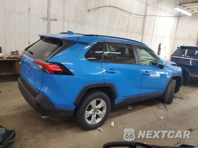 Trzecie zdjęcie samochodu z tyłu: 2019 TOYOTA RAV4 LE VIN:JTMMWRFV7KD024587 - miniatura