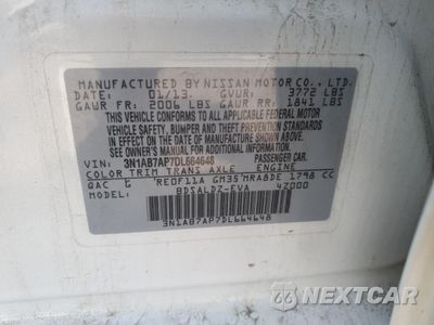 Zdjęcie 12 z 12 samochodu: 2013 NISSAN SENTRA S VIN:3N1AB7AP7DL664648 - miniatura