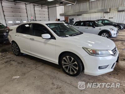 Czwarte zdjęcie samochodu z boku: 2015 HONDA ACCORD SPORT VIN:1HGCR2F59FA237849 - miniatura