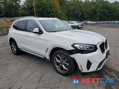 Czwarte zdjęcie samochodu z boku: 2022 BMW X3 XDRIVE30I VIN:WBX57DP08NN175740 - miniatura