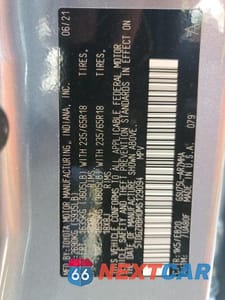 Zdjęcie 12 z 12 samochodu: 2021 TOYOTA HIGHLANDER XLE VIN:5TDGZRBH0MS129094 - miniatura