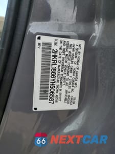 Zdjęcie 12 z 12 samochodu: 2000 HONDA ODYSSEY EX VIN:2HKRL1866YH506587 - miniatura