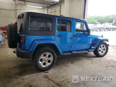 Trzecie zdjęcie samochodu z tyłu: 2015 JEEP WRANGLER UNLIMITED SAHARA VIN:1C4BJWEG4FL565177 - miniatura