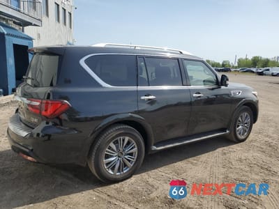 Trzecie zdjęcie samochodu z tyłu: 2024 INFINITI QX80 LUXE VIN:JN8AZ2AC5R9500716 - miniatura