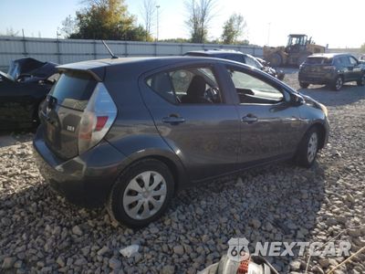 Trzecie zdjęcie samochodu z tyłu: 2013 TOYOTA PRIUS C VIN:JTDKDTB34D1045500 - miniatura