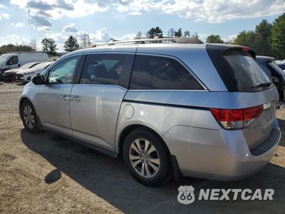 Drugie zdjęcie samochodu z przodu: 2014 HONDA ODYSSEY EXL VIN:5FNRL5H61EB101528 - miniatura