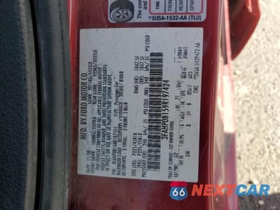 Zdjęcie 12 z 12 samochodu: 2009 FORD FUSION SEL VIN:3FAHP08159R197424 - miniatura
