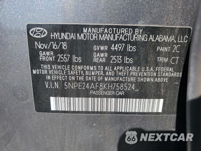 Zdjęcie 12 z 15 samochodu: 2019 HYUNDAI SONATA SE VIN:5NPE24AF8KH758524 - miniatura