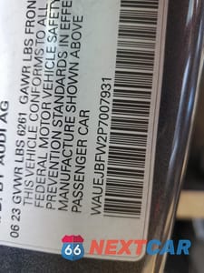 Zdjęcie 13 z 13 samochodu: 2023 AUDI E-TRON GT PRESTIGE VIN:WAUEJBFW2P7007931 - miniatura