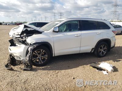 2016 TOYOTA HIGHLANDER XLE 5TDJKRFH7GS318656 - główne zdjęcie licytacji z USA - miniatura