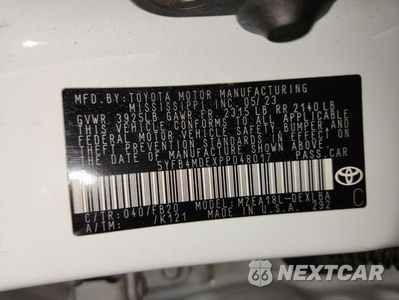 Zdjęcie 22 z 23 samochodu: 2023 TOYOTA COROLLA VIN:5YFB4MDEXPP048017 - miniatura