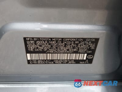 Zdjęcie 12 z 12 samochodu: 2006 LEXUS IS 350 VIN:JTHBE262265006021 - miniatura