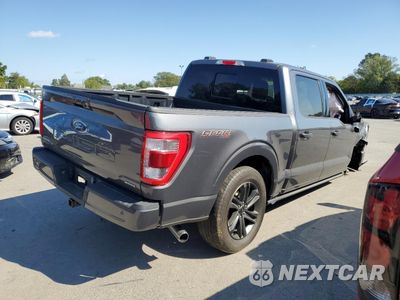 Trzecie zdjęcie samochodu z tyłu: 2023 FORD F150 SUPERCREW VIN:1FTFW1E89PFB43923 - miniatura