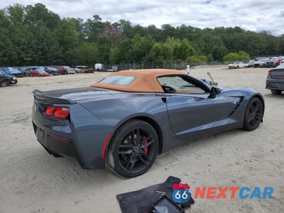 Trzecie zdjęcie samochodu z tyłu: 2014 CHEVROLET CORVETTE STINGRAY Z51 3LT VIN:1G1YM3D72E5108977 - miniatura