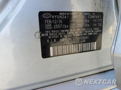 Zdjęcie 13 z 15 samochodu: 2016 HYUNDAI SONATA HYBRID VIN:KMHE24L12GA036641 - miniatura