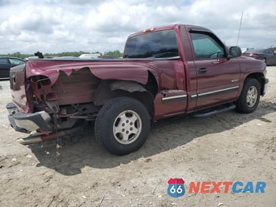 Trzecie zdjęcie samochodu z tyłu: 1999 CHEVROLET SILVERADO C1500 VIN:1GCEC14VXXZ186905 - miniatura