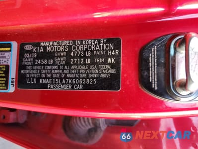 Zdjęcie 13 z 14 samochodu: 2019 KIA STINGER VIN:KNAE15LA7K6063825 - miniatura