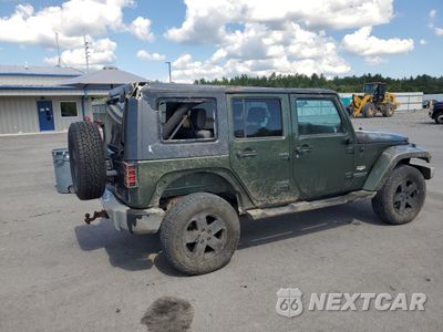 Trzecie zdjęcie samochodu z tyłu: 2008 JEEP WRANGLER UNLIMITED SAHARA VIN:1J8GA59138L533404 - miniatura