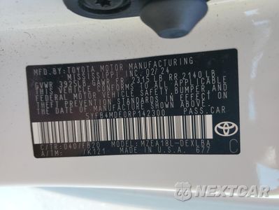 Zdjęcie 12 z 13 samochodu: 2024 TOYOTA COROLLA LE VIN:5YFB4MDE0RP142300 - miniatura