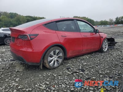 Trzecie zdjęcie samochodu z tyłu: 2023 TESLA MODEL Y VIN:7SAYGAEE4PF602682 - miniatura