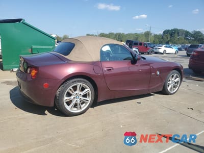 Trzecie zdjęcie samochodu z tyłu: 2003 BMW Z4 3.0 VIN:4USBT53403LT20833 - miniatura