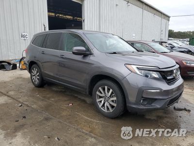 Czwarte zdjęcie samochodu z boku: 2019 HONDA PILOT EXL VIN:5FNYF6H51KB096570 - miniatura