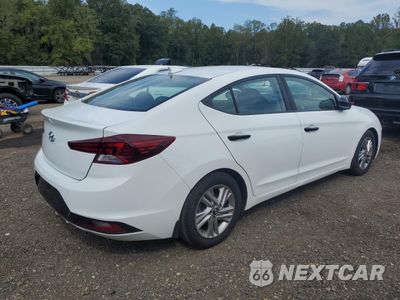 Trzecie zdjęcie samochodu z tyłu: 2019 HYUNDAI ELANTRA SEL VIN:5NPD84LF3KH477349 - miniatura
