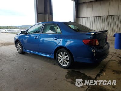 Drugie zdjęcie samochodu z przodu: 2009 TOYOTA COROLLA BASE VIN:2T1BU40E59C059550 - miniatura