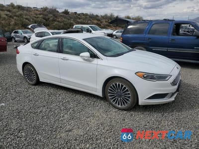 Czwarte zdjęcie samochodu z boku: 2018 FORD FUSION SE VIN:3FA6P0HD6JR204029 - miniatura