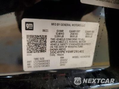 Zdjęcie 12 z 12 samochodu: 2021 CHEVROLET SILVERADO K2500 HEAVY DUTY LTZ VIN:1GC4YPEY6MF291401 - miniatura