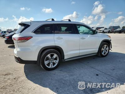 Trzecie zdjęcie samochodu z tyłu: 2016 TOYOTA HIGHLANDER LIMITED VIN:5TDYKRFH5GS168822 - miniatura