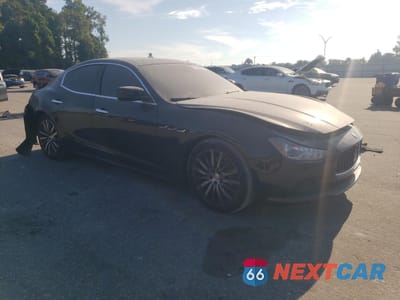 Czwarte zdjęcie samochodu z boku: 2015 MASERATI GHIBLI VIN:ZAM57XSA8F1146371 - miniatura