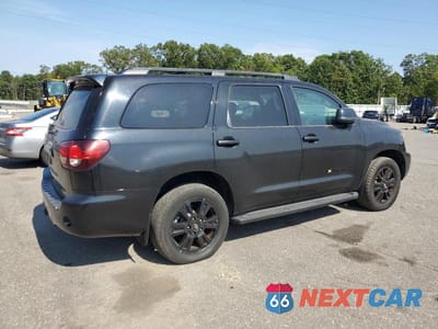 Trzecie zdjęcie samochodu z tyłu: 2019 TOYOTA SEQUOIA SR5 VIN:5TDBY5G18KS168868 - miniatura