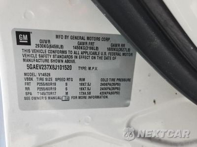 Zdjęcie 13 z 13 samochodu: 2008 BUICK ENCLAVE CXL VIN:5GAEV237X8J101520 - miniatura