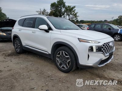 Czwarte zdjęcie samochodu z boku: 2021 HYUNDAI SANTA FE LIMITED VIN:5NMS44AL9MH318895 - miniatura