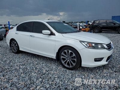 Czwarte zdjęcie samochodu z boku: 2015 HONDA ACCORD SPORT VIN:1HGCR2F53FA073238 - miniatura