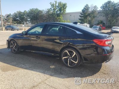 Drugie zdjęcie samochodu z przodu: 2021 HONDA ACCORD SPORT VIN:1HGCV1F37MA084132 - miniatura
