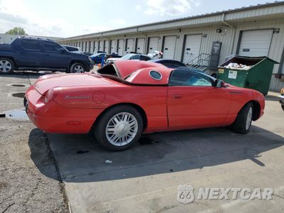 Trzecie zdjęcie samochodu z tyłu: 2002 FORD THUNDERBIRD VIN:1FAHP60A02Y100975 - miniatura