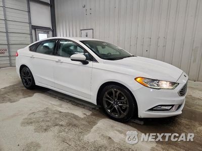 Czwarte zdjęcie samochodu z boku: 2018 FORD FUSION SE VIN:3FA6P0HD8JR200550 - miniatura