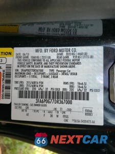 Zdjęcie 10 z 10 samochodu: 2013 FORD FUSION S VIN:3FA6P0G77DR367000 - miniatura