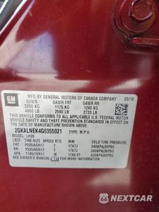 Zdjęcie 13 z 15 samochodu: 2016 GMC TERRAIN SLE VIN:2GKALNEK4G6355021 - miniatura