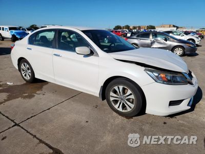 Czwarte zdjęcie samochodu z boku: 2014 HONDA ACCORD LX VIN:1HGCR2F3XEA233600 - miniatura