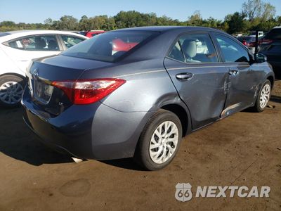 Trzecie zdjęcie samochodu z tyłu: 2019 TOYOTA COROLLA L VIN:2T1BURHE5KC232913 - miniatura