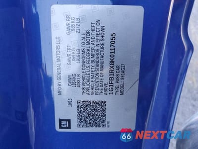 Zdjęcie 13 z 13 samochodu: 2019 CHEVROLET CAMARO LS VIN:1G1FB1RX8K0117055 - miniatura