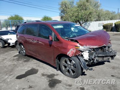 Czwarte zdjęcie samochodu z boku: 2019 TOYOTA SIENNA SE VIN:5TDXZ3DC7KS974486 - miniatura